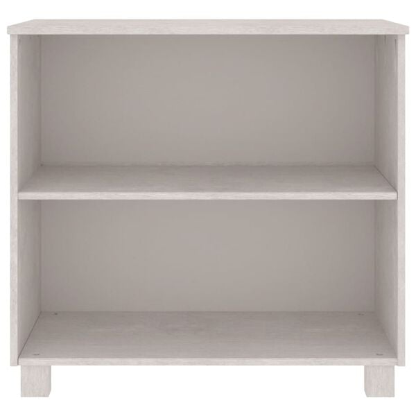 vidaXL HAMAR fehér tömör fenyőfa tálalószekrény 85 x 35 x 80 cm