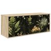 vidaXL Fals&iacute;that&oacute; TV Szekr&eacute;ny RHENEN 102 x 33 x 40 cm Sonoma T&ouml;lgy