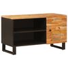 vidaXL TV szekr&eacute;ny Barna 80 x 33 x 46 cm T&ouml;m&ouml;r Mang&oacute;f&aacute;t