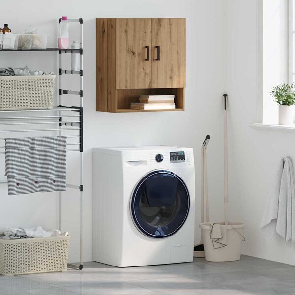 vidaXL Fali Szekr&eacute;ny k&eacute;zműves t&ouml;lgy 60 x 31 x 70 cm Faanyag