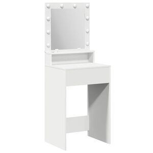 vidaXL &Ouml;lt&ouml;zk&ouml;dőasztal Feh&eacute;r 50 x 41 x 135 cm Szerelt Fa