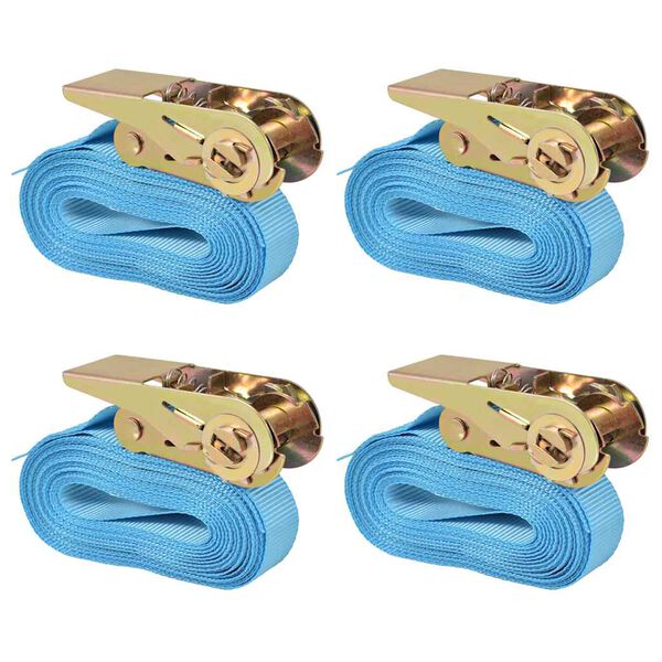 vidaXL 4 db k&eacute;k racsnis spanifer 0,8 tonna 6 m x 25 mm