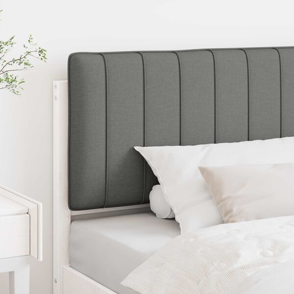 vidaXL K&aacute;rpitozott fejt&aacute;mla fejt&aacute;ml&aacute;val Feh&eacute;r &eacute;s vil&aacute;gossz&uuml;rke 100 cm