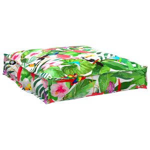 vidaXL P&aacute;rna Vir&aacute;gos Soksz&iacute;nű 70 x 70 x 12 cm Oxford Sz&ouml;vet