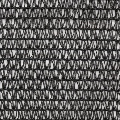 vidaXL belátásgátló háló, HDPE, 1 x 50 m, fekete