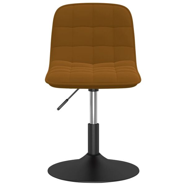 vidaXL barna bársony bárszék