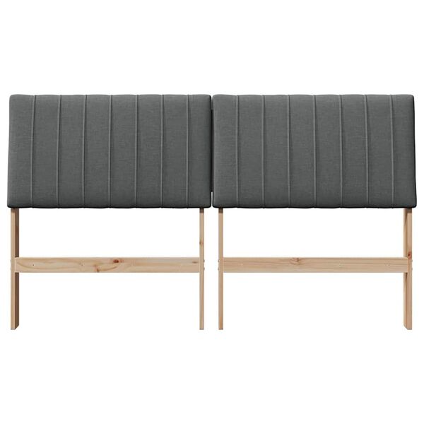 vidaXL K&aacute;rpitozott fejt&aacute;mla S&ouml;t&eacute;tsz&uuml;rke 150 cm T&ouml;m&ouml;r fenyőfa