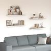 vidaXL 4 db t&ouml;lgysz&iacute;nű &eacute;s feh&eacute;r MDF lebegő fali polc 80x23,5x3,8 cm