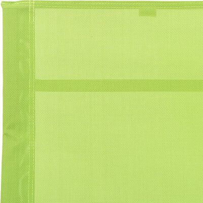 vidaXL zöld acél és textilén napozóágy