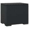 vidaXL fekete polyrattan zs&aacute;moly p&aacute;rn&aacute;val 40 x 30 x 40 cm