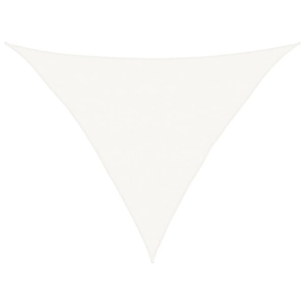 vidaXL feh&eacute;r HDPE napvitorla 160 g/m&sup2; 5 x 5 x 6 m