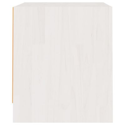 vidaXL fehér tömör fenyőfa éjjeliszekrény 40 x 30,5 x 35,5 cm