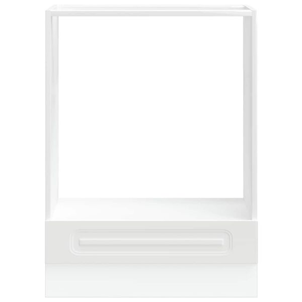 vidaXL Kalmar feh&eacute;r szerelt fa s&uuml;tőszekr&eacute;ny