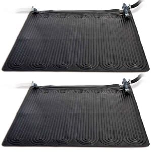 Intex 28685 2 db fekete napelemmel fűt&ouml;tt PVC szőnyeg 1,2 x 1,2 m