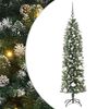 vidaXL Mű Karcs&uacute; Kar&aacute;csonyi Fa Z&ouml;ld &eacute;s Feh&eacute;r 150 cm
