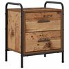 vidaXL &Eacute;jjeliszekr&eacute;ny Antik Fa 40 x 30 x 50 cm Szerelt Fa