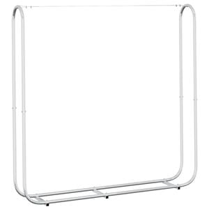 vidaXL horganyzott ac&eacute;l tűzifat&aacute;rol&oacute; 150x25x150 cm