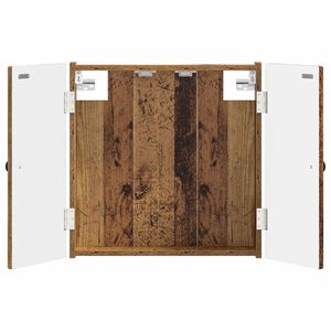 vidaXL Darts szekr&eacute;ny BREDA Antik Fa 52,5 x 10,5 x 53,5 cm Szerelt Fa