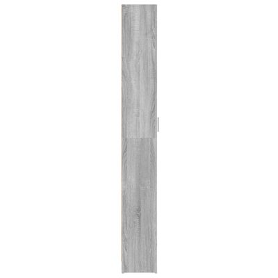 vidaXL szürke sonoma színű szerelt fa előszobaszekrény 55x25x189 cm