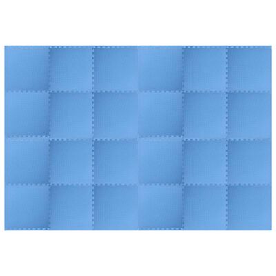 vidaXL 24 db kék EVA habszivacs padlószőnyeg 8,64 ㎡