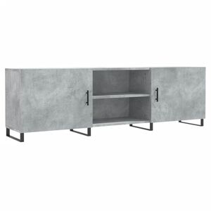 vidaXL betonsz&uuml;rke szerelt fa TV-szekr&eacute;ny 150 x 30 x 50 cm