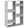 vidaXL betonsz&uuml;rke szerelt fa k&ouml;nyvespolc 100 x 33 x 135 cm