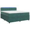 vidaXL Boxspring &aacute;gy matraccal S&ouml;t&eacute;tz&ouml;ld 200 x 200 cm B&aacute;rsony