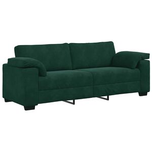 vidaXL 3 szem&eacute;lyes s&ouml;t&eacute;tz&ouml;ld b&aacute;rsony kanap&eacute; 220 x 77 x 82 cm