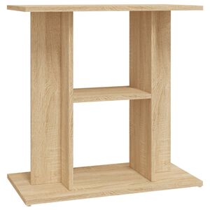vidaXL sonoma t&ouml;lgy sz&iacute;nű szerelt fa akv&aacute;riumi &aacute;llv&aacute;ny 60x30x60 cm