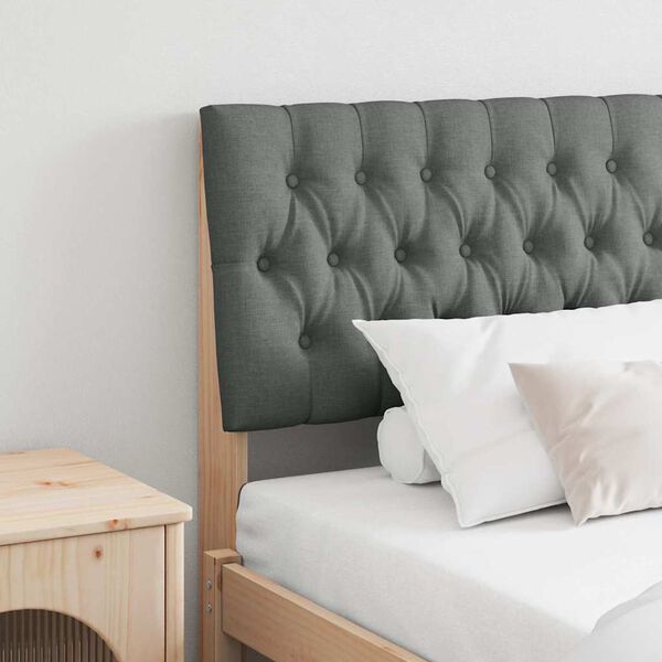 vidaXL K&aacute;rpitozott fejt&aacute;mla S&ouml;t&eacute;tsz&uuml;rke 180 cm T&ouml;m&ouml;r fenyőfa