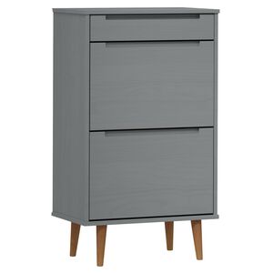 vidaXL MOLDE sz&uuml;rke t&ouml;m&ouml;r fenyőfa cipőszekr&eacute;ny 59,5 x 35 x 103 cm