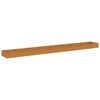 vidaXL corten ac&eacute;l kerti magas&aacute;gy&aacute;s 770x100x36 cm
