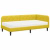 vidaXL Sarok&aacute;gy keret S&aacute;rga 100 x 200 cm B&aacute;rsony