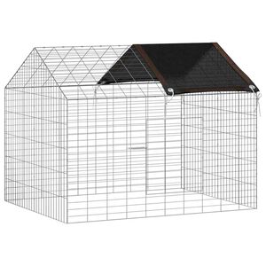 vidaXL Ny&uacute;l Ketrec Ez&uuml;st 100 x 78 x 78 cm Horganyzott ac&eacute;l