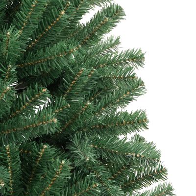 vidaXL zöld csuklópántos műkarácsonyfa állvánnyal 120 cm