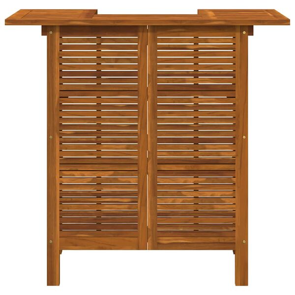 vidaXL tömör akácfa bárasztal 110 x 50 x 105 cm