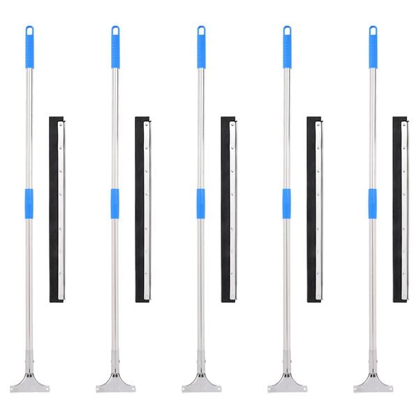 vidaXL 5 db ac&eacute;l &eacute;s gumi felmos&oacute;k 60 x 122,5 cm