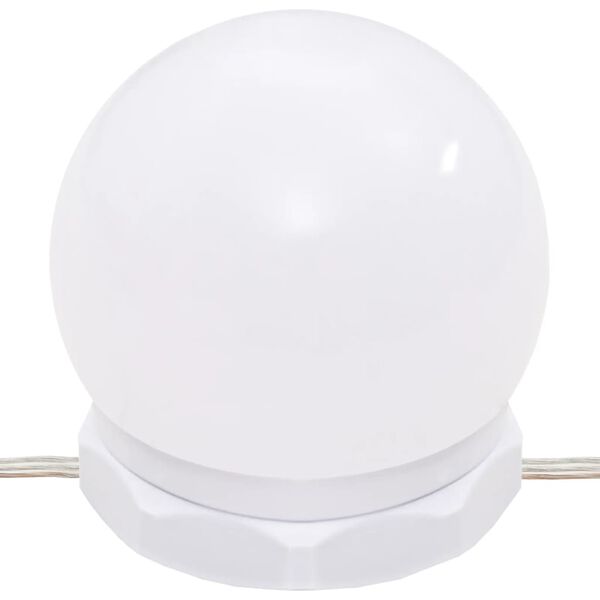 vidaXL sonoma tölgy színű LED-es fésülködőasztal 74,5 x 40 x 141 cm