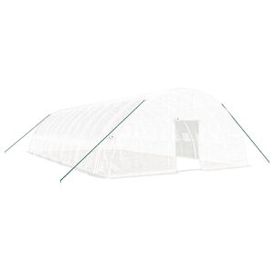 vidaXL feh&eacute;r ac&eacute;lv&aacute;zas melegh&aacute;z 72 m&sup2; 12x6x2,85 m