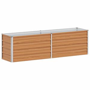 vidaXL Kerti magas&aacute;gy&aacute;s Vil&aacute;gos Barna 160 x 40 x 45 cm