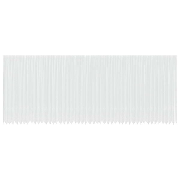 vidaXL Csipk&eacute;s F&uuml;gg&ouml;ny f&uuml;gg&ouml;ny&ouml;kkel Feh&eacute;r 280x1200cm Poli&eacute;szter