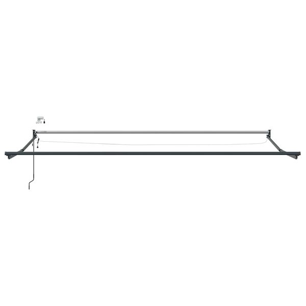 vidaXL Elektromos kih&uacute;zhat&oacute; napellenző keret Antracit 4 &times; 3 m