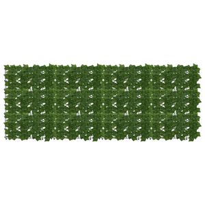 vidaXL Erk&eacute;ly k&eacute;pernyő levelekkel Z&ouml;ld 200 x 75 cm