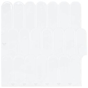 vidaXL Toll Csempe 20 pcs Feh&eacute;r 30 x 30 cm Poliuret&aacute;n &eacute;s PET