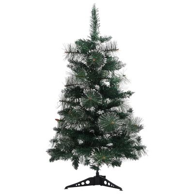 vidaXL zöld és fehér PVC műkarácsonyfa állvánnyal 60 cm
