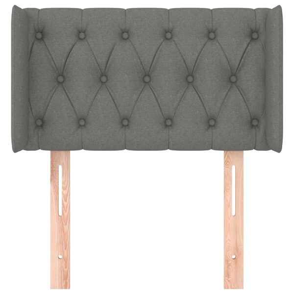 vidaXL s&ouml;t&eacute;tsz&uuml;rke sz&ouml;vet fejt&aacute;mla sz&aacute;rnyakkal 83x16x78/88 cm