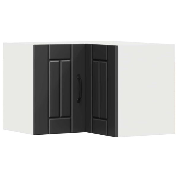 vidaXL Konyhaszekr&eacute;ny Fekete 57 x 57 x 40 cm Faanyag