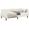 vidaXL Sarok &Aacute;gykeret Matraccal 2 db Kr&eacute;m 90 x 190 cm B&aacute;rsony