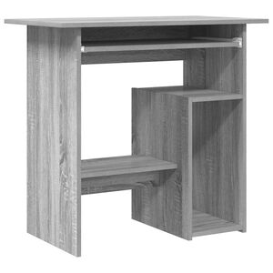 vidaXL sz&uuml;rke sonoma sz&iacute;nű szerelt fa &iacute;r&oacute;asztal 80 x 45 x 74 cm