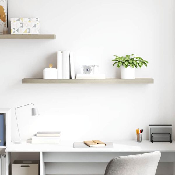 vidaXL t&ouml;lgysz&iacute;nű MDF lebegő fali polc 120 x 23,5 x 3,8 cm